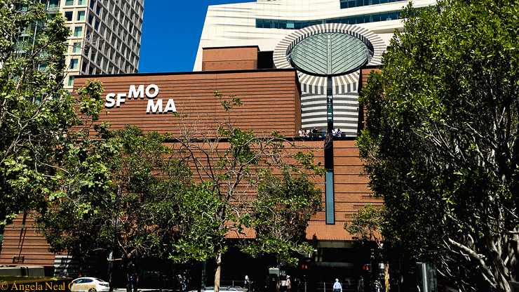 SFMOMA: catalyst of San Francisco's New Art Cornucopia. View from Yerba Buena gardens Photo: Angela Grove