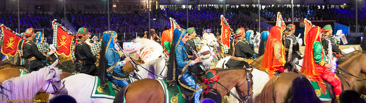 Queens 90th birthday celebration at Windsor Castle. The Royal Oman Cavalry Band. /Photo: A.N.Grove