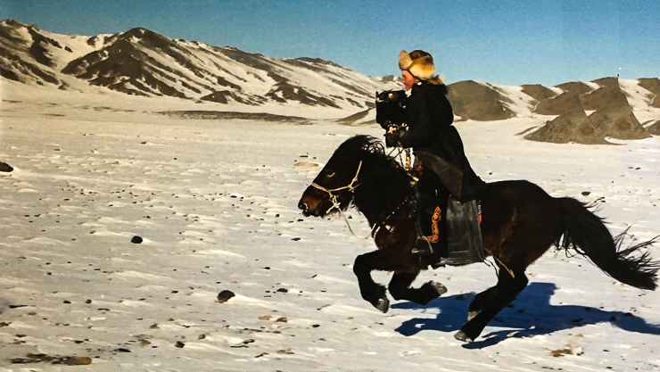 Eagle Huntress soars across male boundaries