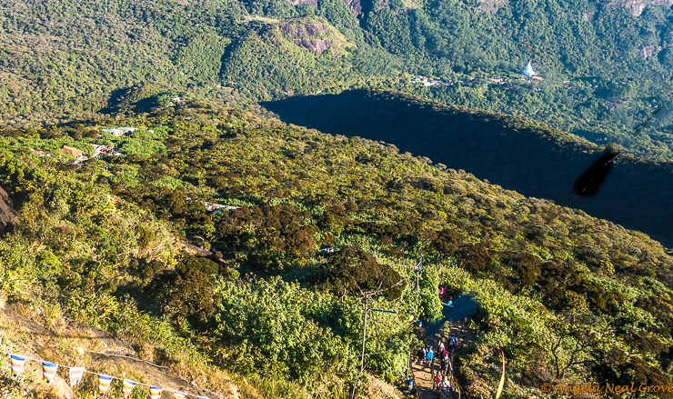 Climbing Adams Peak in Sri Lanka