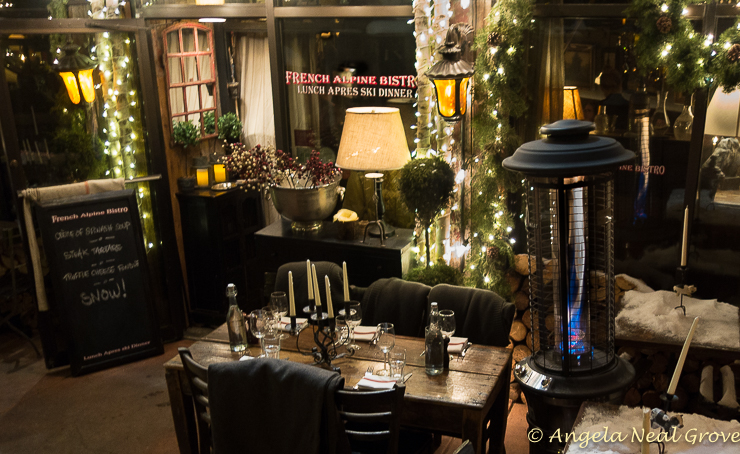 Aspen is a Winter Wonderland. On "Restaurant Row" French Alpine Bistro is a favorite.