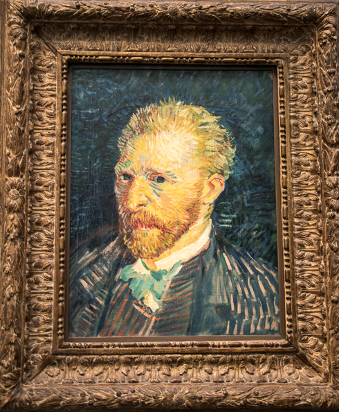 Louvre Abu Dhabi breaks boundaries bridges civilizations: famous self portrait by Van Gough lent to the museum by the Musee d'Orsay, Paris