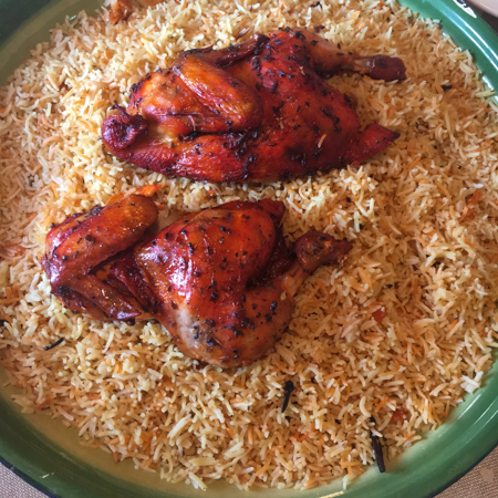 Oman highlights: Traditional Omani chicken and rice//ANGrove