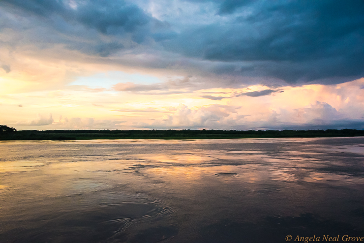 Amazon River Life: There are no bridges anywhere along the 4,000 miles of the Amazon River. The river flows through or is bordered by seven countries. //PHOTO: ANGROVE