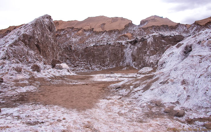 Otherworldly Atacama Desert. Quarry where Saltpetre was once mined. PHOTO; AN GROVE