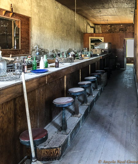 Is Bodie Ghost Town Haunted?One of Bodie's 65 saloons.  Here beer bottles are left on the counter. During prohibition in the 1920's there was a plentiful supply of bootleg liqor in Bodie. PHOTO://ANGROVE