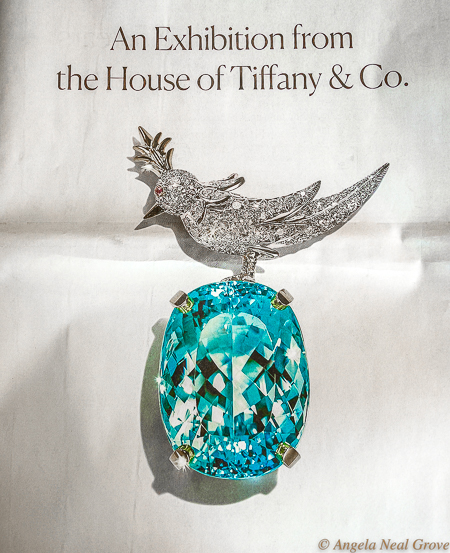 Glittering Summer season in London. Jean Schlumberger was one of the 20th century's most gifted artists. He created extraordinary jewelry.  Here is his iconic Bird on a Rock Brooch, a 54 carat cushion-cut blue tourmaline, the color of tropical seasPHOTO: //ANGROVE