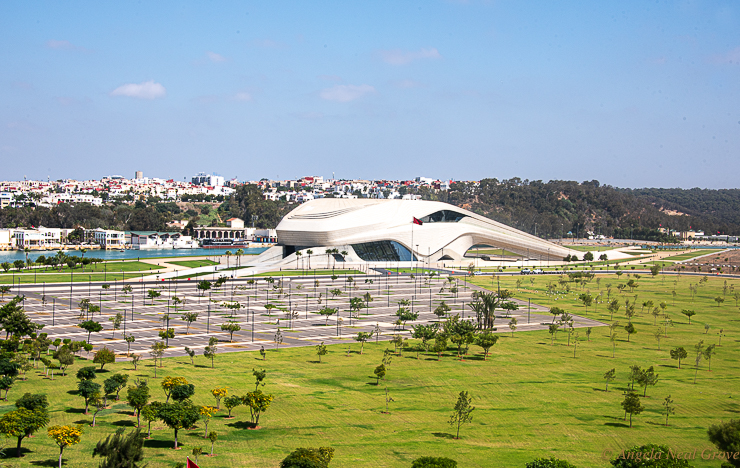 New opera house, Rabat, Morocco.  Designed by Zara Hadid it seats 7,000 and is the largest theatre in the Arab and African world. PHOTO;//ANGROVE